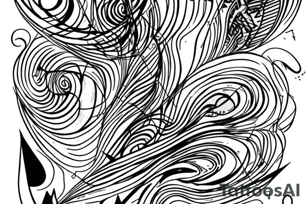lightning, detail, abstract random lines, broken glass tattoo idea