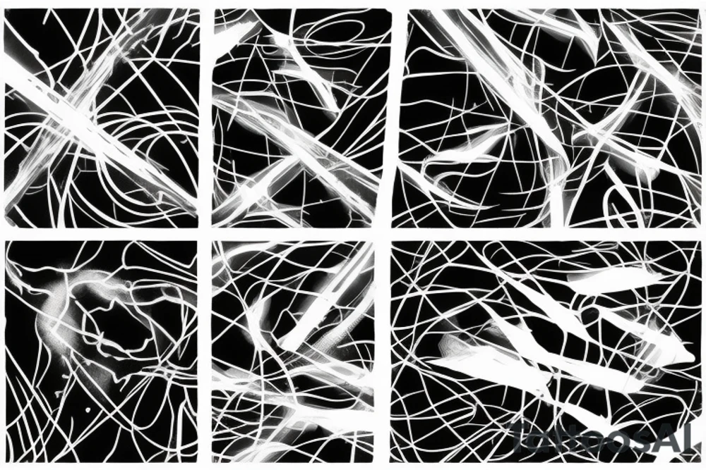 lightning, detail, abstract random lines, broken glass tattoo idea