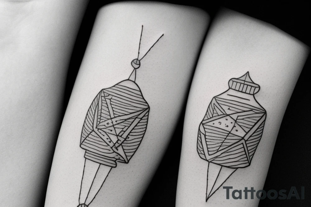 simple bell tattoo idea