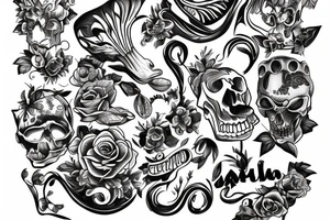 cool saying in italian tattoo idea