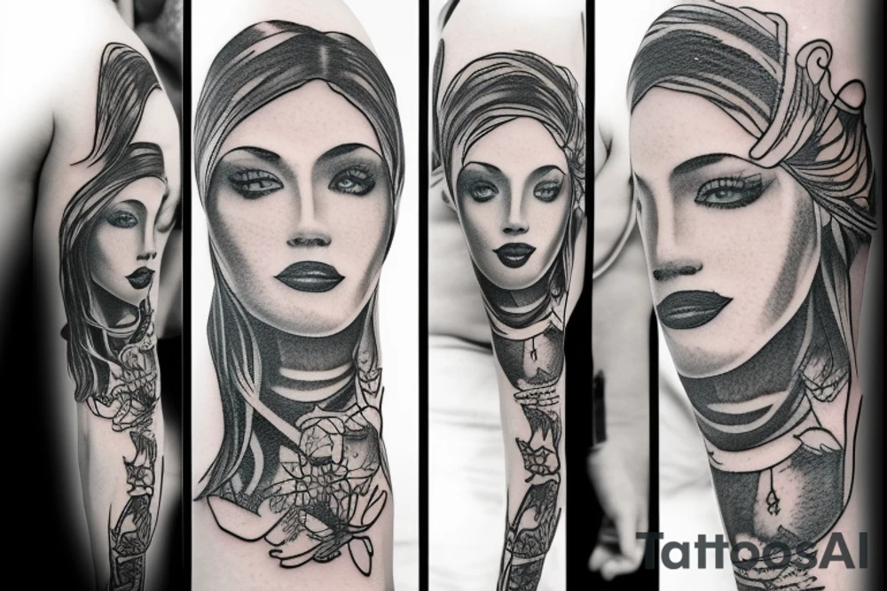 skinny tattoo that represents rough times tattoo idea