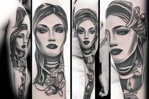 skinny tattoo that represents rough times tattoo idea