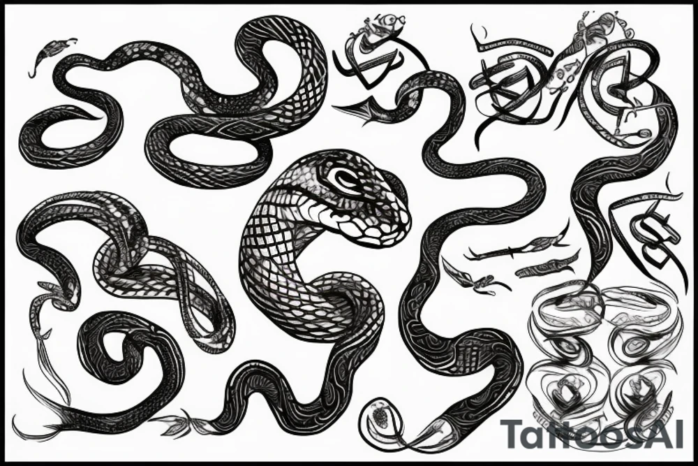 snake tattoo idea