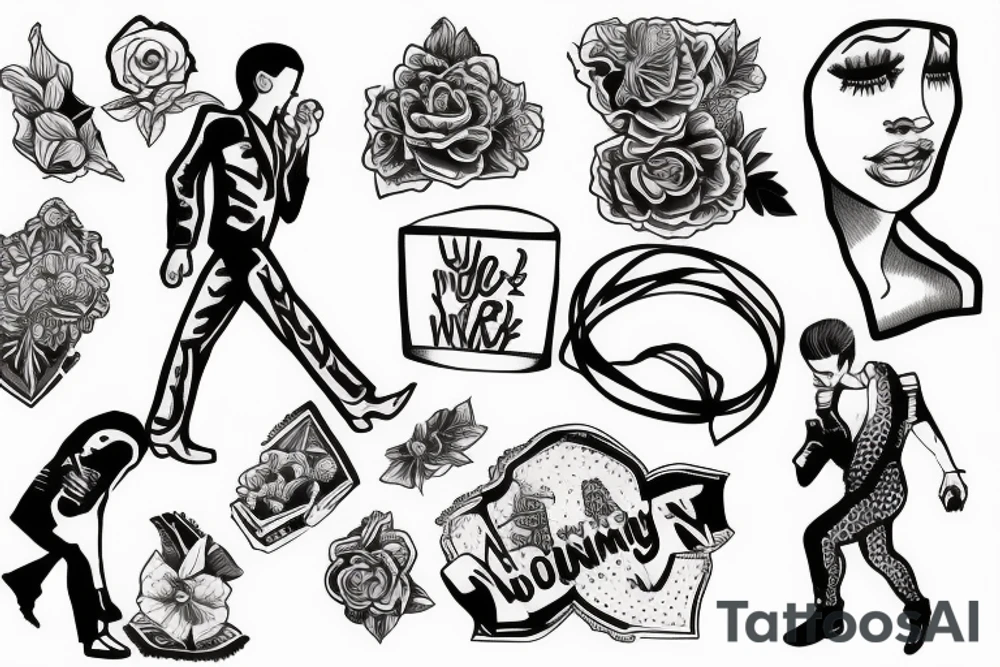 Running away from myself tattoo idea