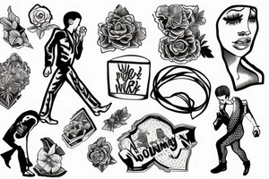 Running away from myself tattoo idea