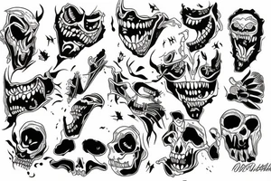 Internally screaming tattoo idea
