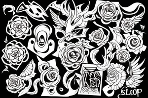 No sleep tattoo idea