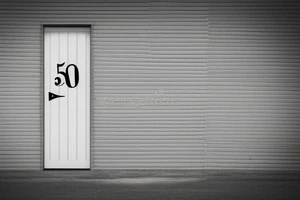 Outline of a house door with the numbers “505” inside it tattoo idea