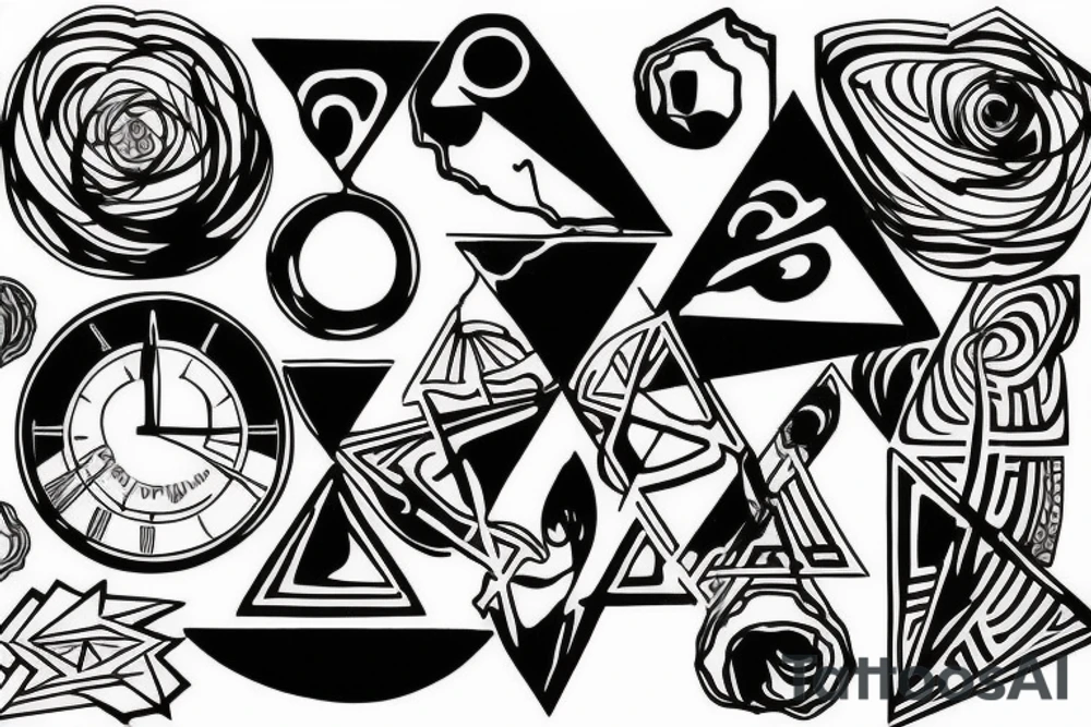 Hourglass Pink Floyd tattoo idea