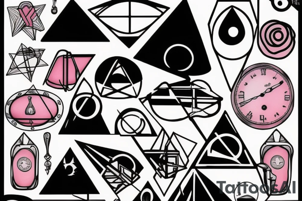 Hourglass Pink Floyd tattoo idea