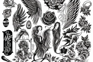 Creation of Adam tattoo idea