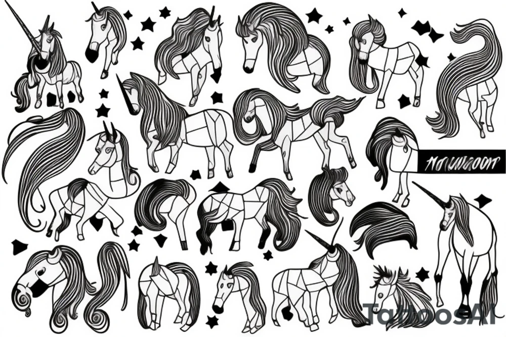 My unicorn baz tattoo idea