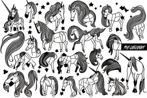 My unicorn baz tattoo idea
