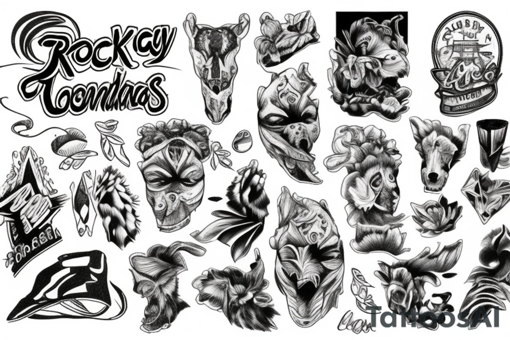 Rocky Mountains tattoo idea