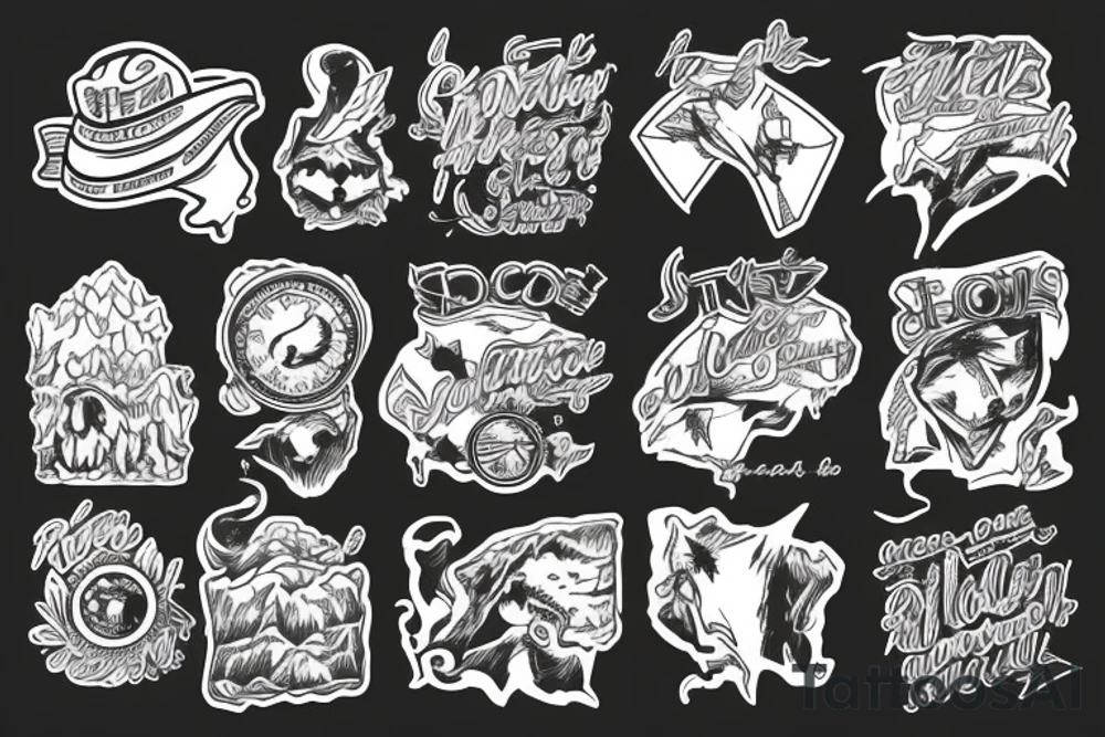 Rocky Mountains tattoo idea