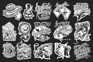 Rocky Mountains tattoo idea