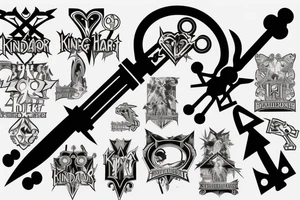 A Kingdom Hearts Keyblade. tattoo idea