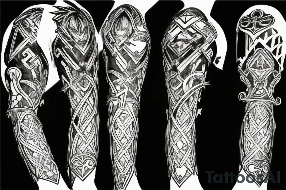 A Kingdom Hearts Logo Variation. tattoo idea