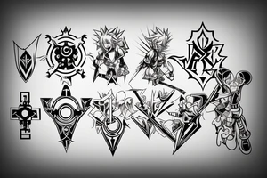 A Kingdom Hearts Logo Variation. tattoo idea
