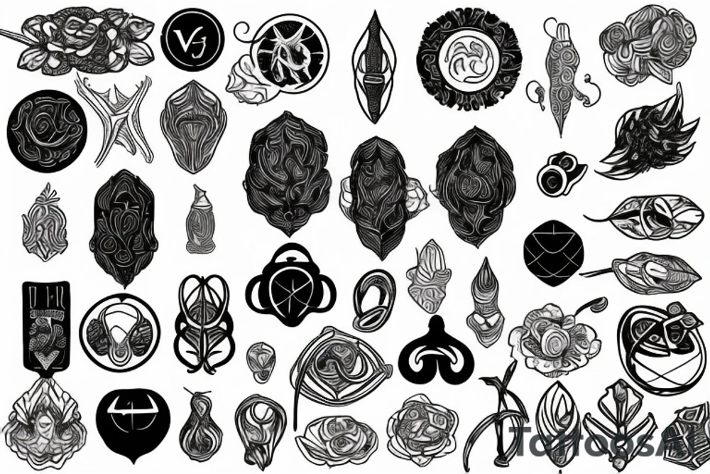 vegvasir tattoo idea