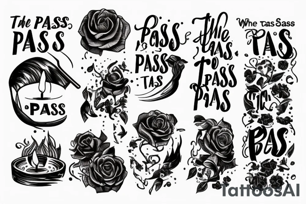 burning wax candle with "this too will pass" written on the side tattoo idea burning wax candle with "this too will pass" written on the side tattoo idea