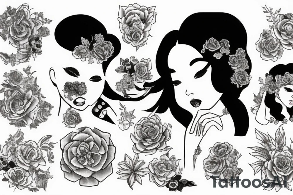 ahxiaoblackgirl tattoo idea