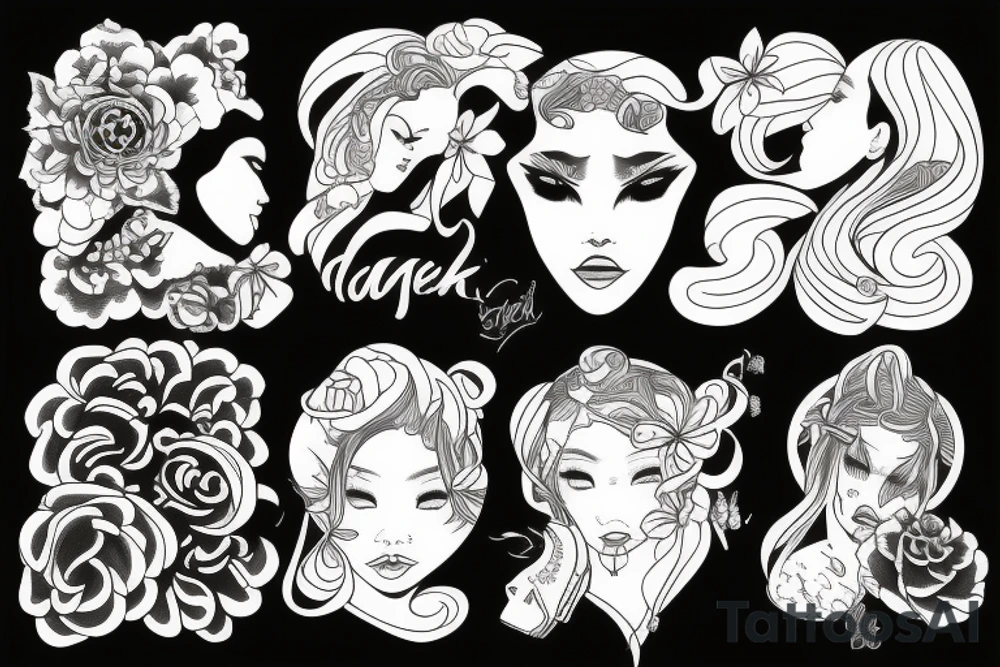 ahxiaoblackgirl tattoo idea