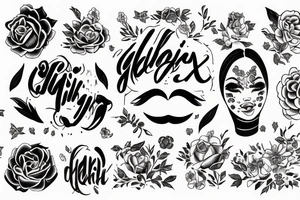 ahxiaoblackgirl tattoo idea