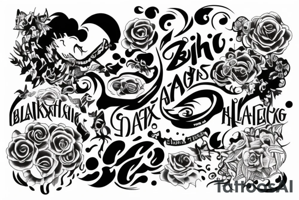 ahxiaoblackgirl tattoo idea