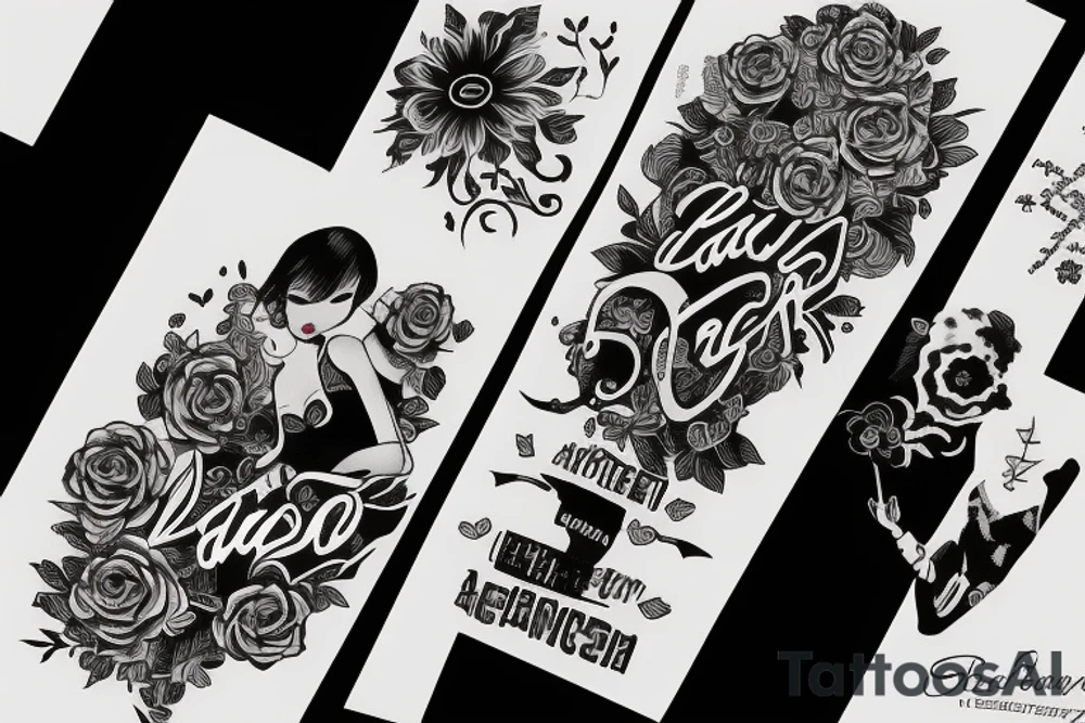 ah xiao black girl tattoo idea