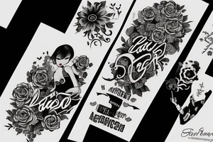 ah xiao black girl tattoo idea