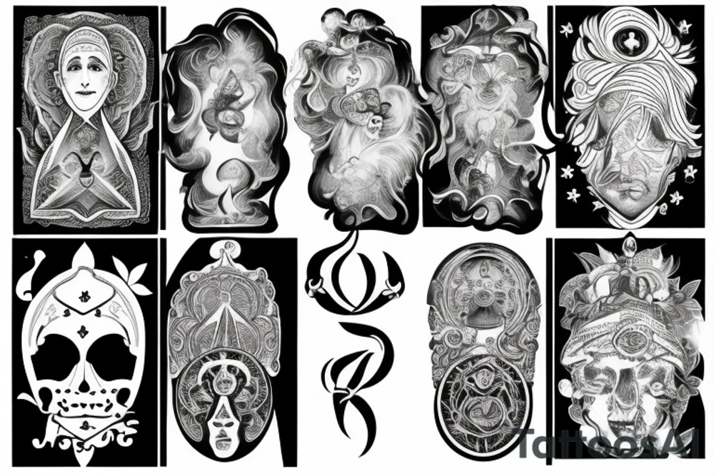 persons of high spiritual attainment in a state of ecstasy or super consciousness. tattoo idea