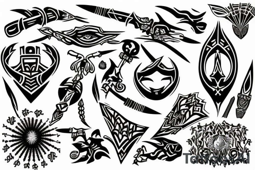 trident tattoo idea