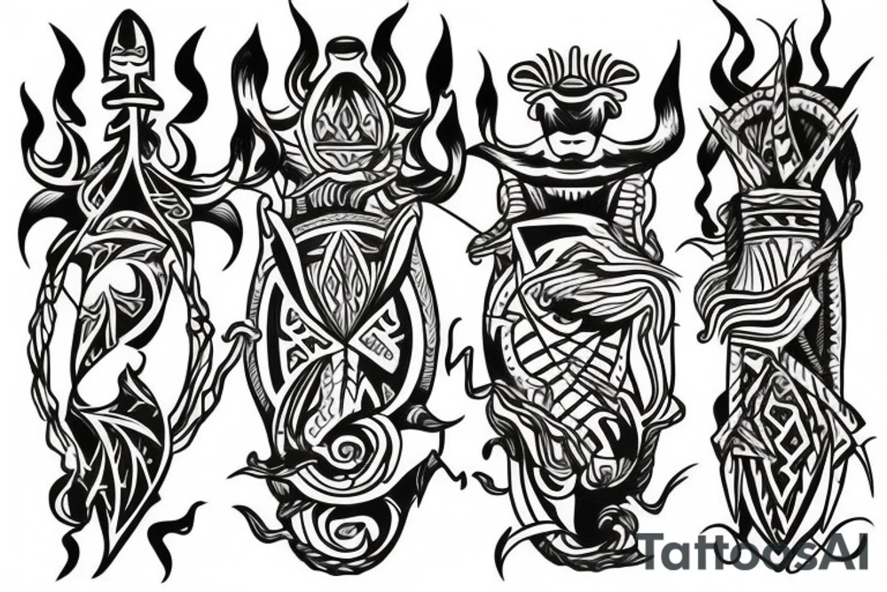 trident tattoo idea