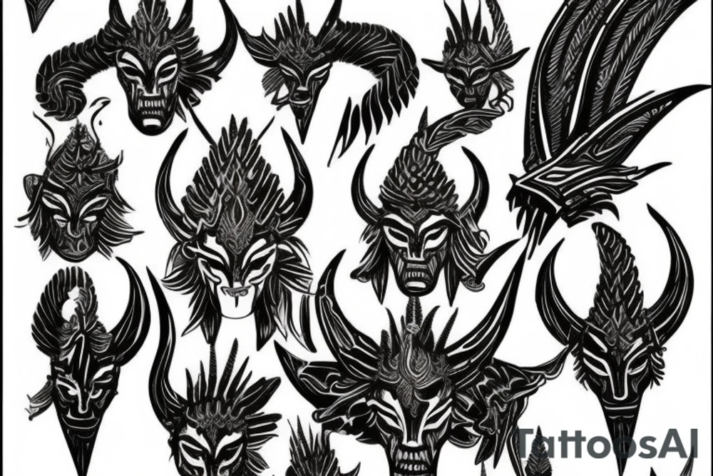 trishul tattoo idea
