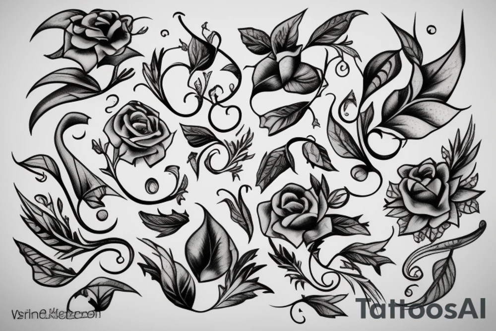 Vine tattoo idea