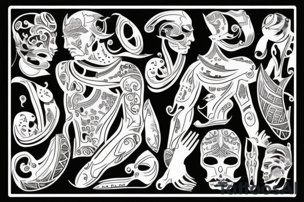 samuray warrior tattoo idea