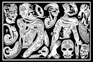 samuray warrior tattoo idea