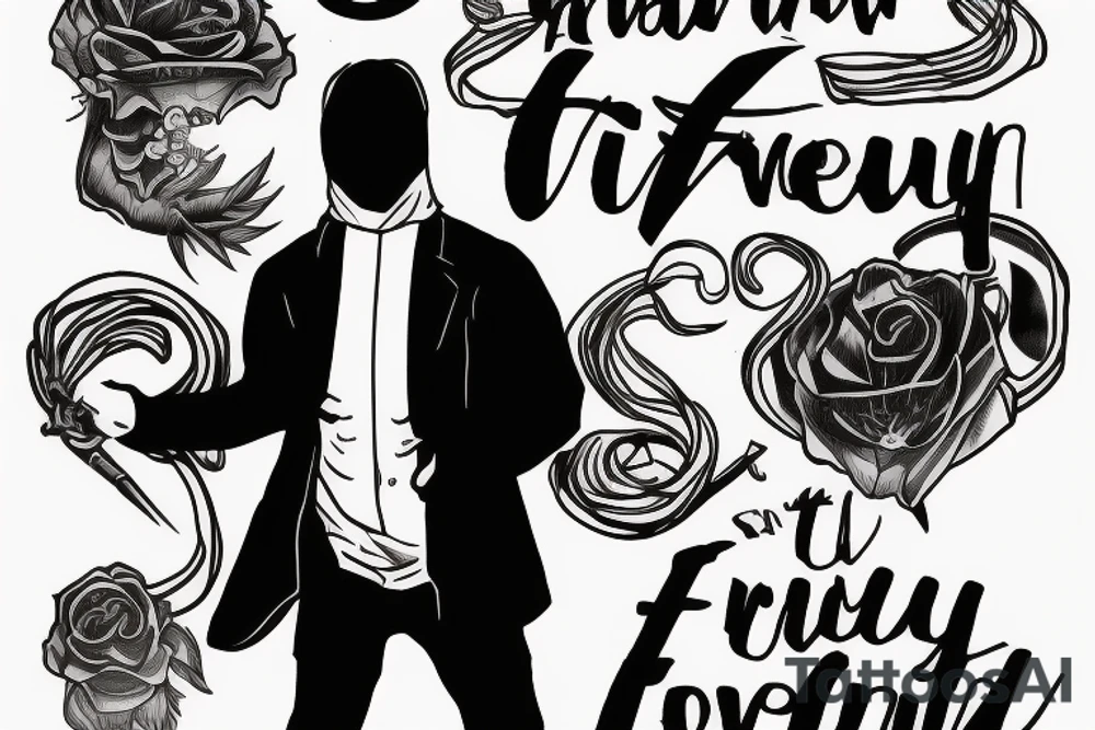 A man standing his ground against everything life has to throw at him unafraid because he fights for his family. tattoo idea