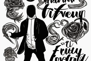 A man standing his ground against everything life has to throw at him unafraid because he fights for his family. tattoo idea