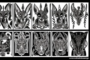 anubis tattoo idea