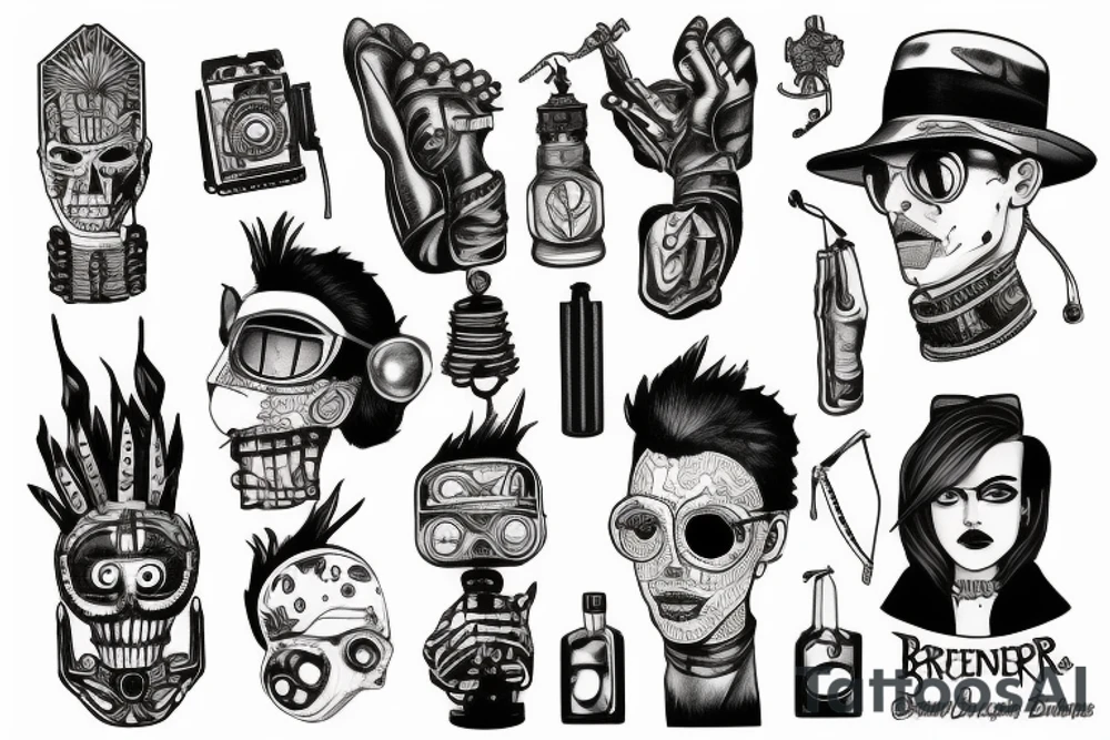 bender punk tattoo idea
