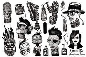 bender punk tattoo idea