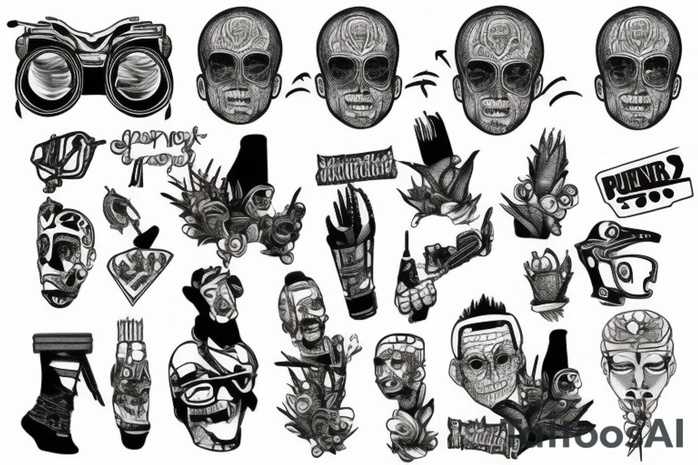 bender punk tattoo idea