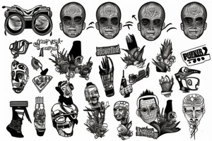 bender punk tattoo idea