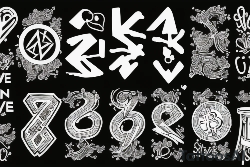 Crypto love x tattoo idea