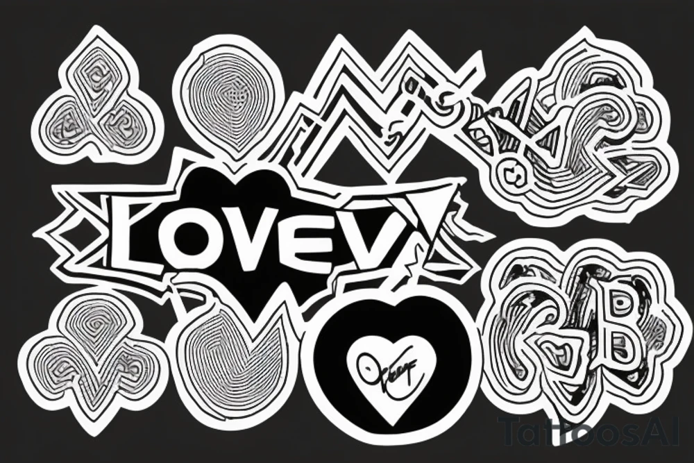 Crypto love x tattoo idea