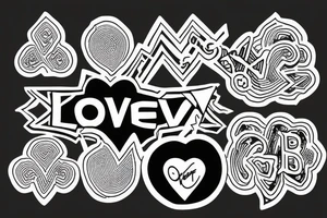 Crypto love x tattoo idea