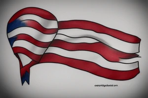 Puerto Rican Flag tattoo idea
