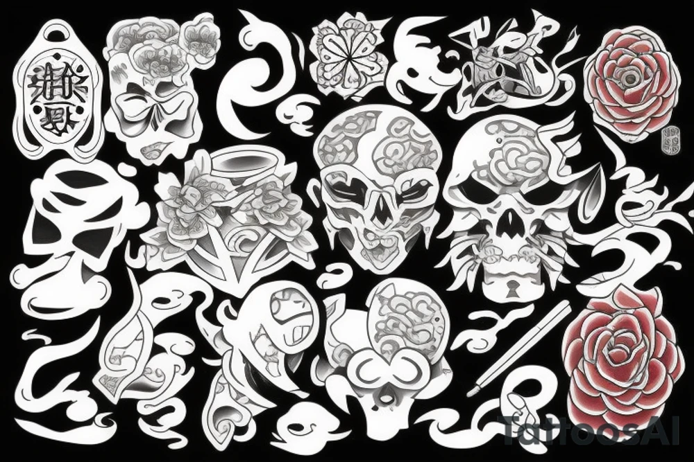 japanese tattoo style tattoo idea